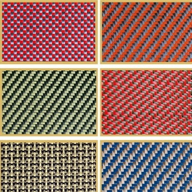 Carbon aramid fiber hybrid fabric